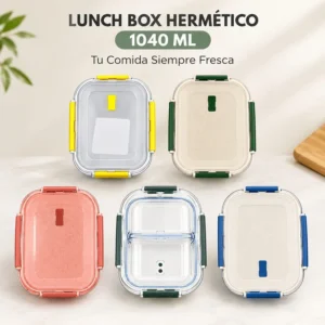 Lunch Box Hermético de Vidrio 1040 ml