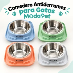 Comedero Antiderrames para Gatos ModaPet