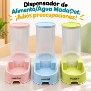 Dispensador de Alimento y Agua ModaPet
