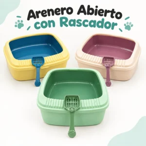 Arenero Abierto con Rascador